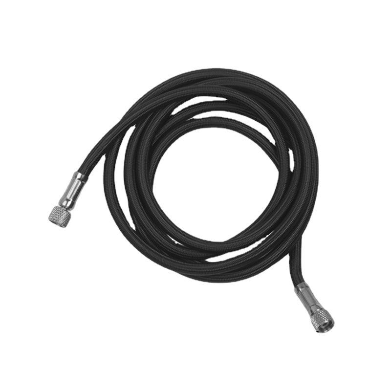 6-Foot Braided Nylon Airbrush Hose with Standard 1/8' Fittings and 1/8' Connector Adaptations