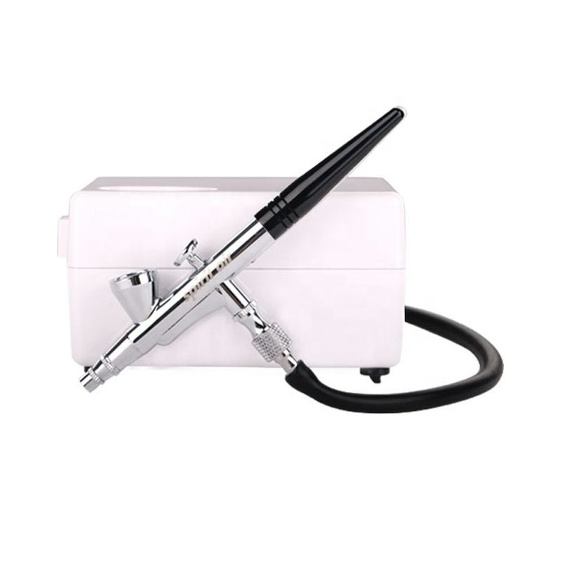 Portable Body Painting Tattoo Makeup Mini Airbrush Set Air Compressor Set