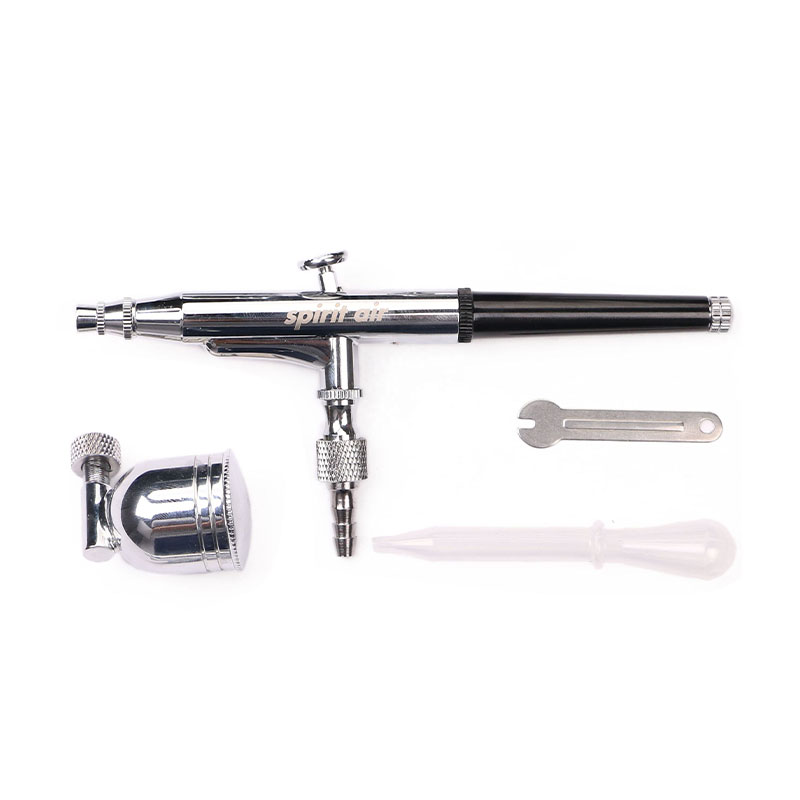 High Efficiency Double Action Gravity Feed Airbrush for Body Tattoo Airbrush