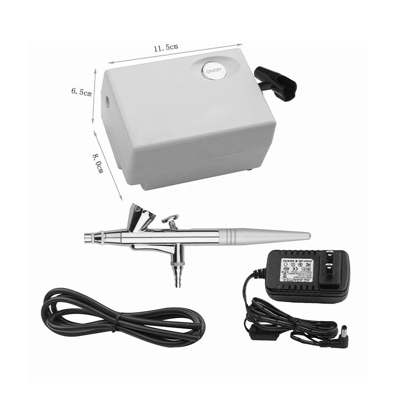 Portable Airbrush Kit with Air Compressor for Body Art, Face Painting, Nail Art, Tattoo, and Makeup