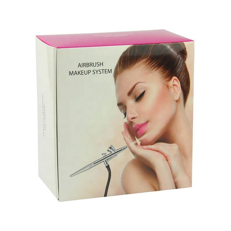 Mini Dual-Action Gravity Feed Airbrush Set for Makeup, Art, Crafts, Nails, Cake Decorating, and Modeling