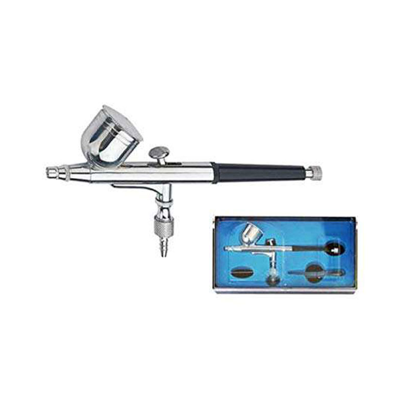 Double Action Gravity Airbrush Basic Kit with 1/4 oz. Cup for Professional Airbrushers