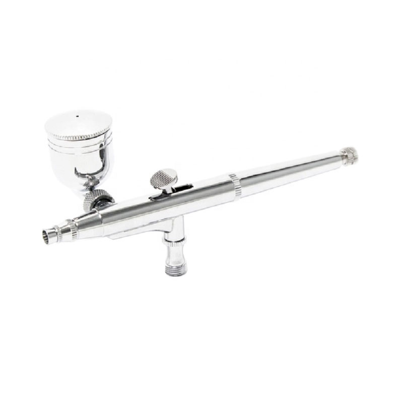 2option Double Action Cup BT-134 Airbrush with Glass Bottle for Body Art, Nail Art, and Airbrush Cake Decorating