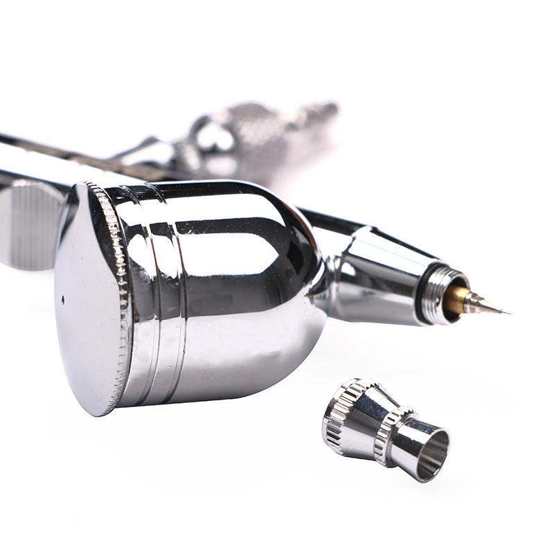 All-in-One Dual-Action Airbrush Kit with 0.2mm 0.3mm and 0.5mm Needles Nozzles for Art, Nail, and Detail Painting