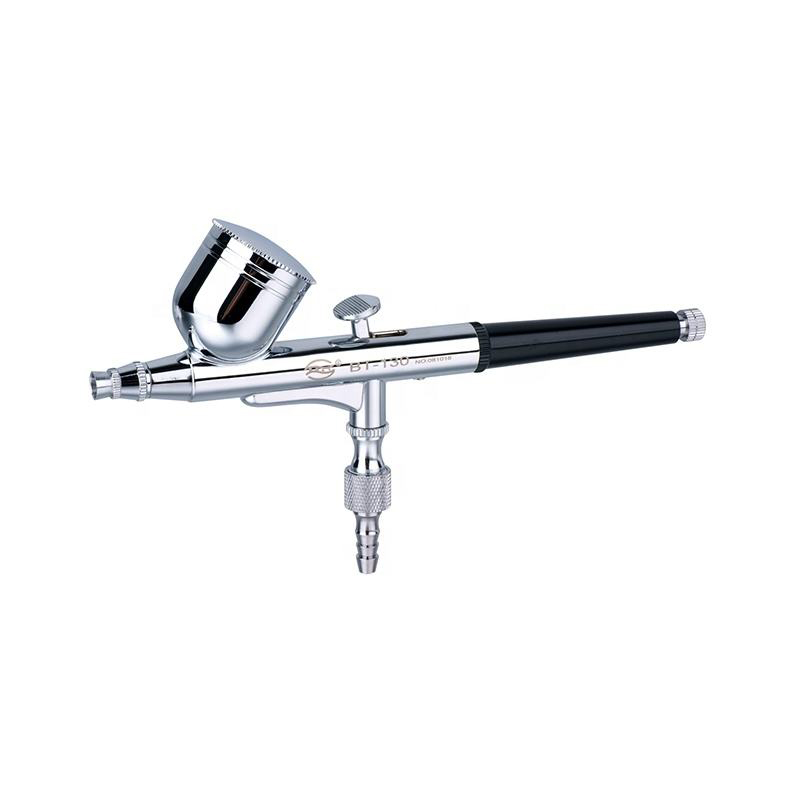 All-in-One Dual-Action Airbrush Kit with 0.2mm 0.3mm and 0.5mm Needles Nozzles for Art, Nail, and Detail Painting